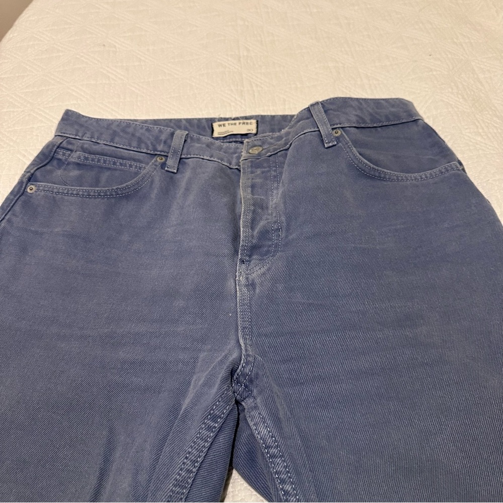 Free People Women’s Boyfriend Jeans in Faded Blue
